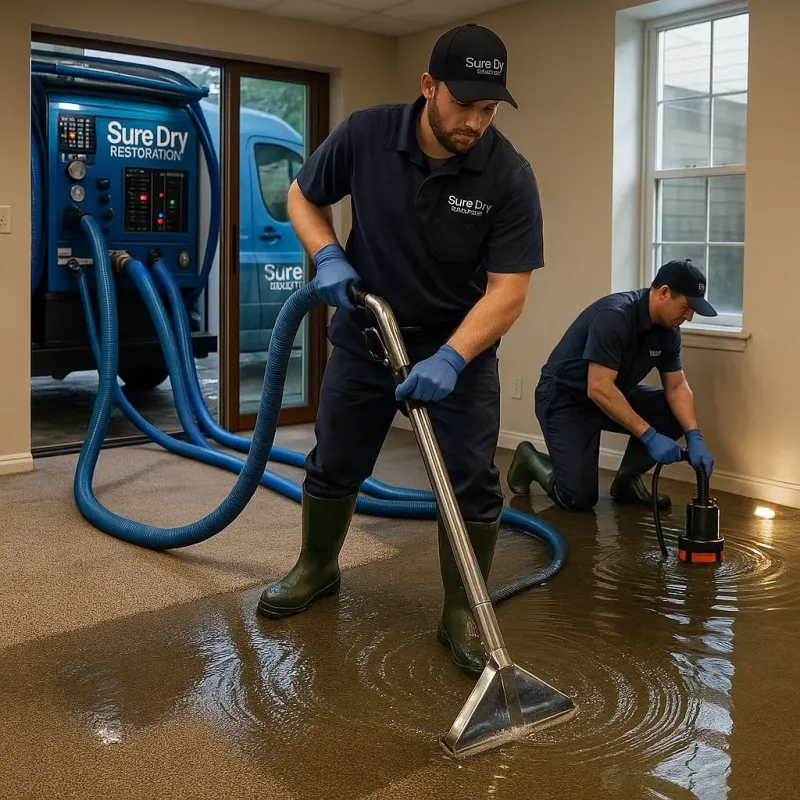 Water Extraction and Removal process in Sherwood, AR